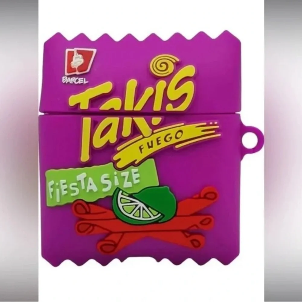 Takis‎ Potato Chips Airpods Case cover for 1 or 2 Generation Silicone earphone*